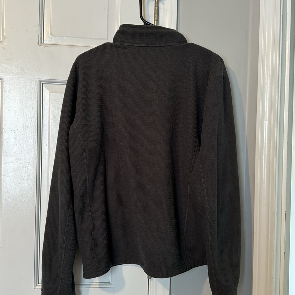 Men’s Black North Face zip up fleece Size Large - Picture 2 of 3